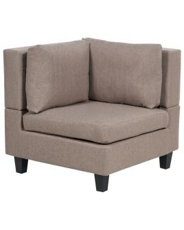 Fabric Corner Section Brown UNSTAD