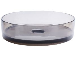 Round Countertop Basin âŒ€ 360 mm Black TOLOSA