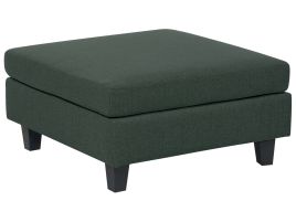Fabric Ottoman Dark Green UNSTAD