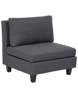 Fabric 1-Seat Section Dark Grey UNSTAD