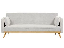 Fabric Sofa Bed Grey ASAA