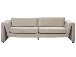 Velvet Sofa Taupe MAUNU
