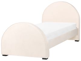 Velvet EU Single Size Bed Beige NOZAY