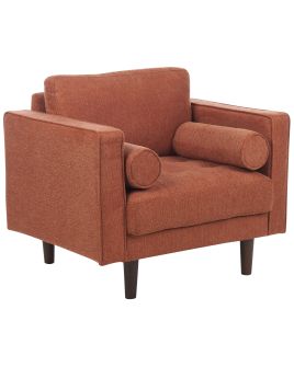 Fabric Armchair Golden Brown NURMO