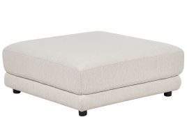 Fabric Ottoman Off-White SIGTUNA