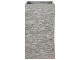 Plant Pot Fibre Clay Taupe 40 x 40 x 77 cm DION