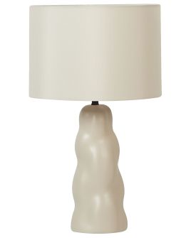 Ceramic Table Lamp Beige VILAR