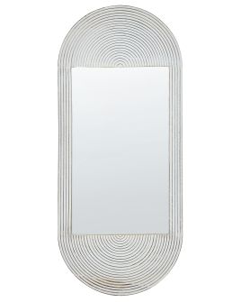 Wooden Wall Mirror 56x130cm Off - White