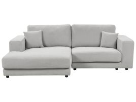 Right Hand 3 Seater Corner Sofa Light Grey LOFOTEN