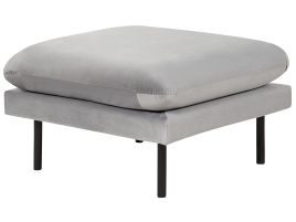 Velvet Ottoman Grey VINTERBRO