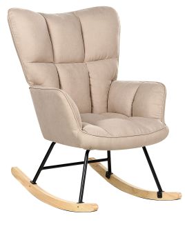 Rocking Chair Beige OULU