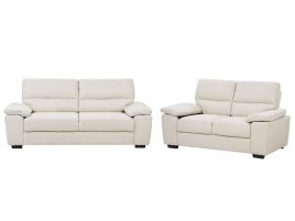 Fabric Sofa Set Light Beige VOGAR