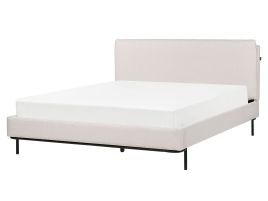 Fabric EU King Bed Beige CORIO