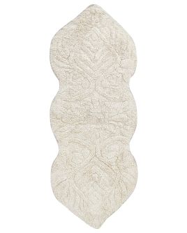 Cotton Bath Mat 150x60cm Beige