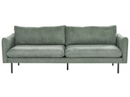 Fabric 3 Seater Sofa Green VINTERBRO