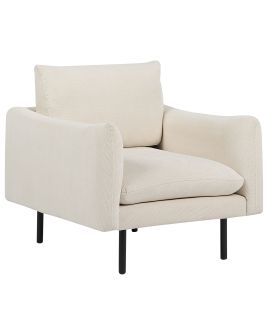 Fabric Armchair Light Beige VINTERBRO