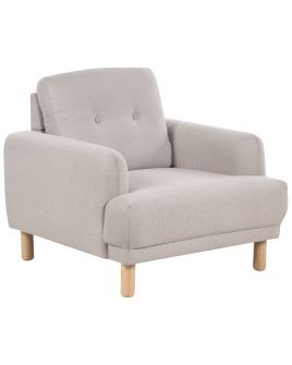 Fabric Armchair Taupe TUVE