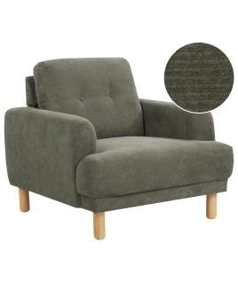 Corduroy Armchair Dark Green TUVE