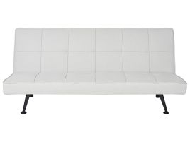 Fabric Sofa Bed Light Grey HASLE