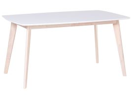 Dining Table 150 x 90 cm White SANTOS