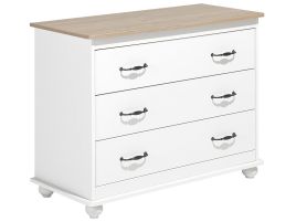 White Chest of Drawers - ITALY Medium Chest  3 Drawers