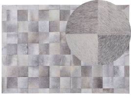 Cowhide Area Rug 160x230cm Grey