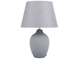 Ceramic Table Lamp Grey FERGUS