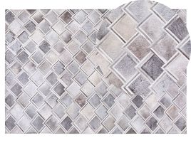 Cowhide Area Rug 140x200cm Grey