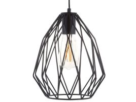 Metal Pendant Lamp Black MAGRA