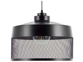 Metal Pendant Lamp Black CARDENER