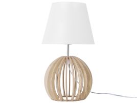 Wooden Table Lamp White SAMO