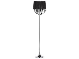 Crystal Floor Lamp Black EVANS