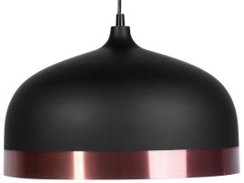 Metal Pendant Lamp Black PARINA
