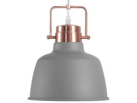 Metal Pendant Lamp Grey NARMADA