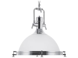 Metal Pendant Lamp White EBRON