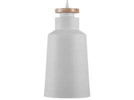 Metal Pendant Lamp White NEVA
