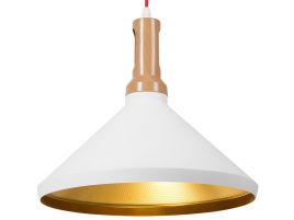 Metal Pendant Lamp White LIARD