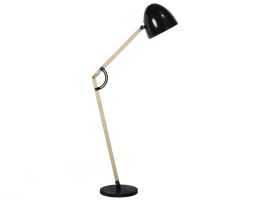 Swing Arm Floor Lamp Black HETTON