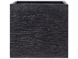 Flower Pot Fibre Clay Black 50 x 50 x 46 PAROS