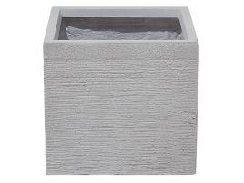 Flower Pot Fibre Clay White 30 x 30 x 28 PAROS