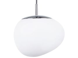 Glass Pendant Lamp White LIFFEL
