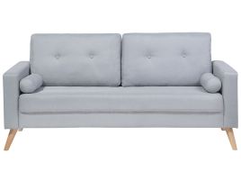2 Seater Fabric Sofa Grey KALMAR