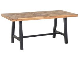 Acacia Dining Table 170 x 80 cm Black SCANIA