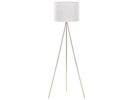 Tripod Floor Lamp White with Copper VISTULA