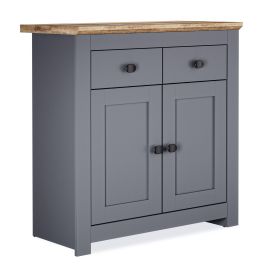 MILANA 2 Door Sideboard with 2 Drawers - Grey