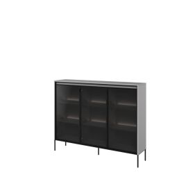 TRADESSA Low Display Cabinet - Grey Matt