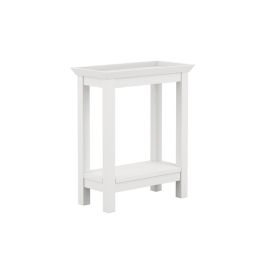 COVA Wooden Side Table - White