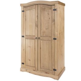 Corona 2 Door Wardrobe - Pine