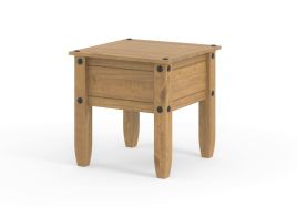 Corona Waxed Pine Lamp Table - Pine