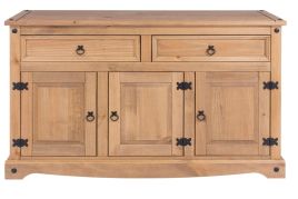 Corona 3-Door 2-Drawer Medium Sideboard - Pine